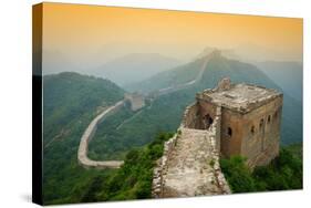 Great Wall of China. Unrestored Sections at Jinshanling-Sean Pavone-Stretched Canvas