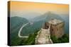 Great Wall of China. Unrestored Sections at Jinshanling-Sean Pavone-Stretched Canvas