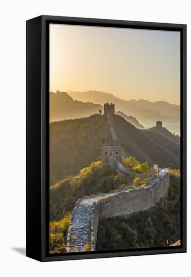 Great Wall of China-Alan Copson-Framed Stretched Canvas