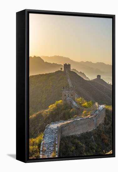 Great Wall of China-Alan Copson-Framed Stretched Canvas