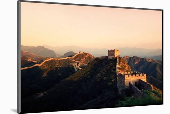 Great Wall of China-Liang Zhang-Mounted Photographic Print