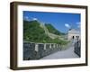 Great Wall, Restored Section with Watchtowers, Mutianyu, Near Beijing, China-Anthony Waltham-Framed Photographic Print