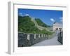 Great Wall, Restored Section with Watchtowers, Mutianyu, Near Beijing, China-Anthony Waltham-Framed Photographic Print