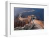 Great Wall Sunset over Mountains in Beijing, China.-Songquan Deng-Framed Photographic Print