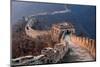 Great Wall Sunset over Mountains in Beijing, China.-Songquan Deng-Mounted Photographic Print