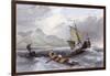 Great Wall Termination-Thomas Allom-Framed Art Print