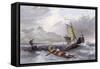 Great Wall Termination-Thomas Allom-Framed Stretched Canvas