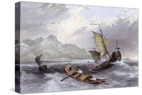 Great Wall Termination-Thomas Allom-Stretched Canvas