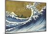 Great Wave (from 100 views of Mt. Fuji)-Katsushika Hokusai-Mounted Giclee Print