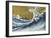 Great Wave (from 100 views of Mt. Fuji)-Katsushika Hokusai-Framed Giclee Print