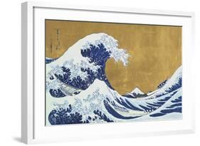 Great Wave Of Kanagawa (after Katsushika Hokusai)-Eccentric Accents-Framed Art Print