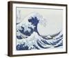 Great Wave Of Kanagawa - Flow-Katsushika Hokusai-Framed Art Print