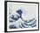 Great Wave Of Kanagawa - Flow-Katsushika Hokusai-Framed Art Print