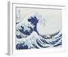 Great Wave Of Kanagawa - Flow-Katsushika Hokusai-Framed Art Print