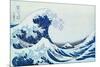 Great Wave Of Kanagawa-Katsushika Hokusai-Mounted Giclee Print