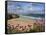 Great Western Beach, Newquay, Cornwall, England-Stuart Black-Framed Stretched Canvas