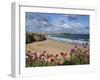 Great Western Beach, Newquay, Cornwall, England-Stuart Black-Framed Photographic Print