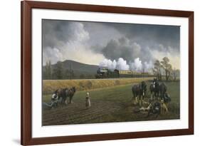 Great Western Near South Brent, 1913-Gerald Broom-Framed Giclee Print