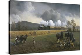 Great Western Near South Brent, 1913-Gerald Broom-Stretched Canvas