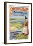 Great Western Railray Promo Tours to Wales from London - Wales, England-Lantern Press-Framed Art Print