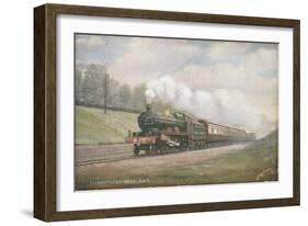 Great Western Railway Plymouth Express Train-null-Framed Giclee Print