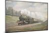 Great Western Railway Plymouth Express Train-null-Mounted Giclee Print