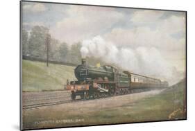 Great Western Railway Plymouth Express Train-null-Mounted Giclee Print