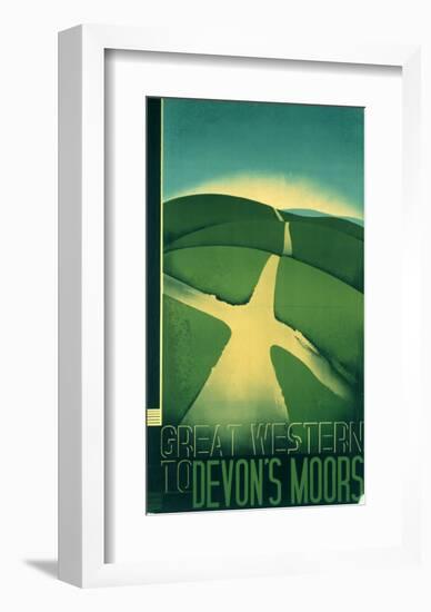 Great Western to Devon's Moors-null-Framed Art Print