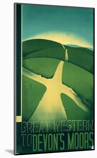 Great Western to Devon's Moors-null-Mounted Art Print