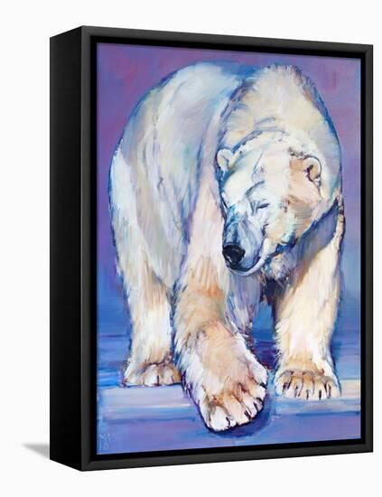 Great White Bear, 2016-Mark Adlington-Framed Stretched Canvas