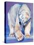 Great White Bear, 2016-Mark Adlington-Stretched Canvas