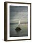 Great White Egret at Sunrise-Jai Johnson-Framed Giclee Print