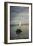 Great White Egret at Sunrise-Jai Johnson-Framed Premium Giclee Print