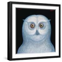 Great White Owl, 1996-Tamas Galambos-Framed Giclee Print