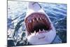 Great White Pointer Shark-null-Mounted Photographic Print