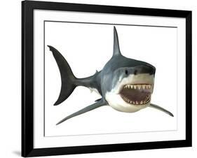 Great White Shark-null-Framed Art Print