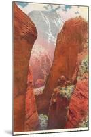 Great White Throne, Zion-null-Mounted Art Print