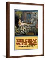 Great White Trail-null-Framed Art Print
