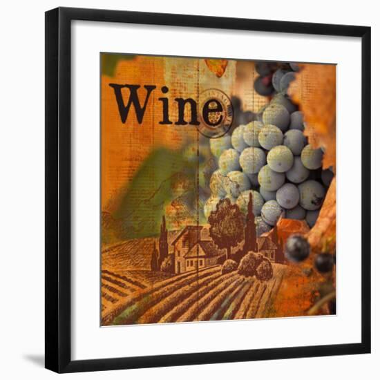 Great Wine-Irena Orlov-Framed Art Print