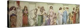 Great Women of Antiquity:Miriam, Rebecca, Semiramis, Penelope, Sappho, Cleopatra, Cornelia,…-Frederick Dudley Walenn-Stretched Canvas