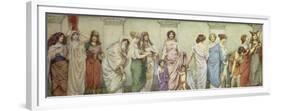 Great Women of Antiquity:Miriam, Rebecca, Semiramis, Penelope, Sappho, Cleopatra, Cornelia,…-Frederick Dudley Walenn-Framed Giclee Print