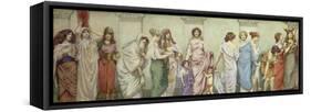 Great Women of Antiquity:Miriam, Rebecca, Semiramis, Penelope, Sappho, Cleopatra, Cornelia,…-Frederick Dudley Walenn-Framed Stretched Canvas