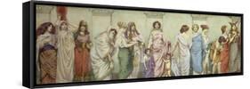 Great Women of Antiquity:Miriam, Rebecca, Semiramis, Penelope, Sappho, Cleopatra, Cornelia,…-Frederick Dudley Walenn-Framed Stretched Canvas