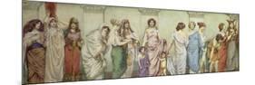 Great Women of Antiquity:Miriam, Rebecca, Semiramis, Penelope, Sappho, Cleopatra, Cornelia,…-Frederick Dudley Walenn-Mounted Giclee Print