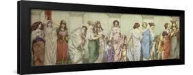 Great Women of Antiquity:Miriam, Rebecca, Semiramis, Penelope, Sappho, Cleopatra, Cornelia,…-Frederick Dudley Walenn-Framed Giclee Print