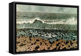 Great Yarmouth Beach-Anthony Amies-Framed Stretched Canvas