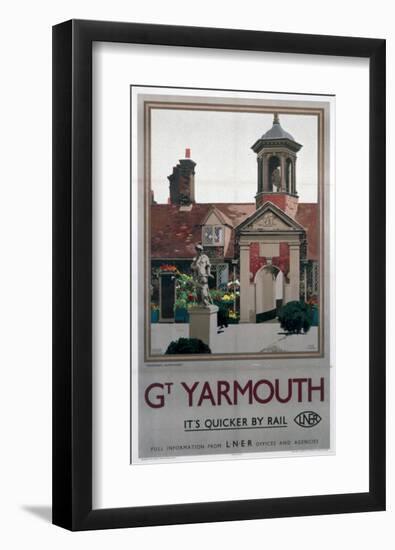 Great Yarmouth Fishermen's Almshouses-null-Framed Art Print