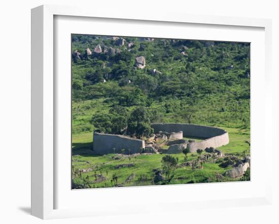 Great Zimbabwe National Monument, UNESCO World Heritage Site, Zimbabwe, Africa-Groenendijk Peter-Framed Photographic Print