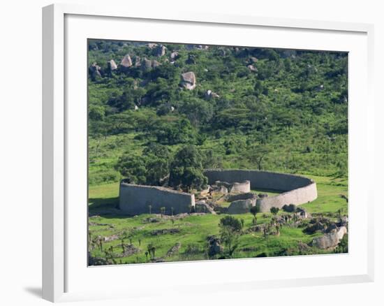 Great Zimbabwe National Monument, UNESCO World Heritage Site, Zimbabwe, Africa-Groenendijk Peter-Framed Photographic Print