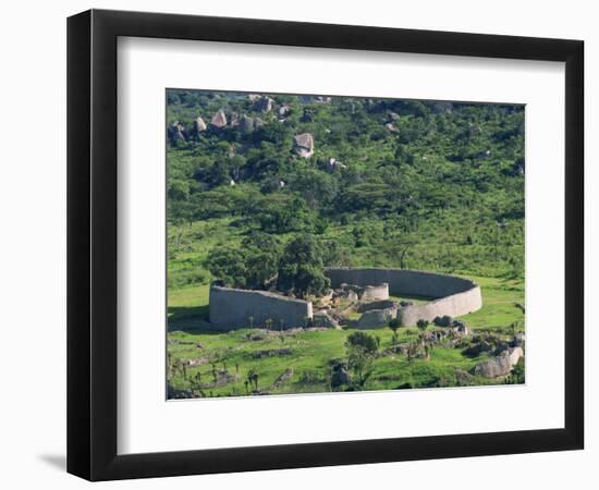 Great Zimbabwe National Monument, UNESCO World Heritage Site, Zimbabwe, Africa-Groenendijk Peter-Framed Photographic Print